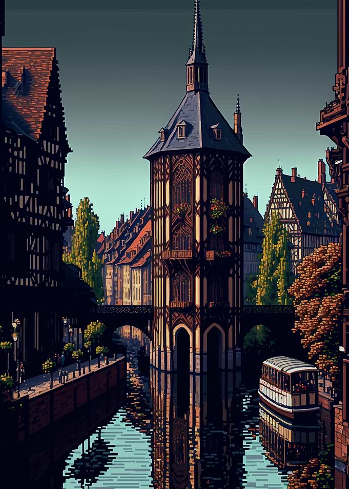 Strasbourg Pixel art