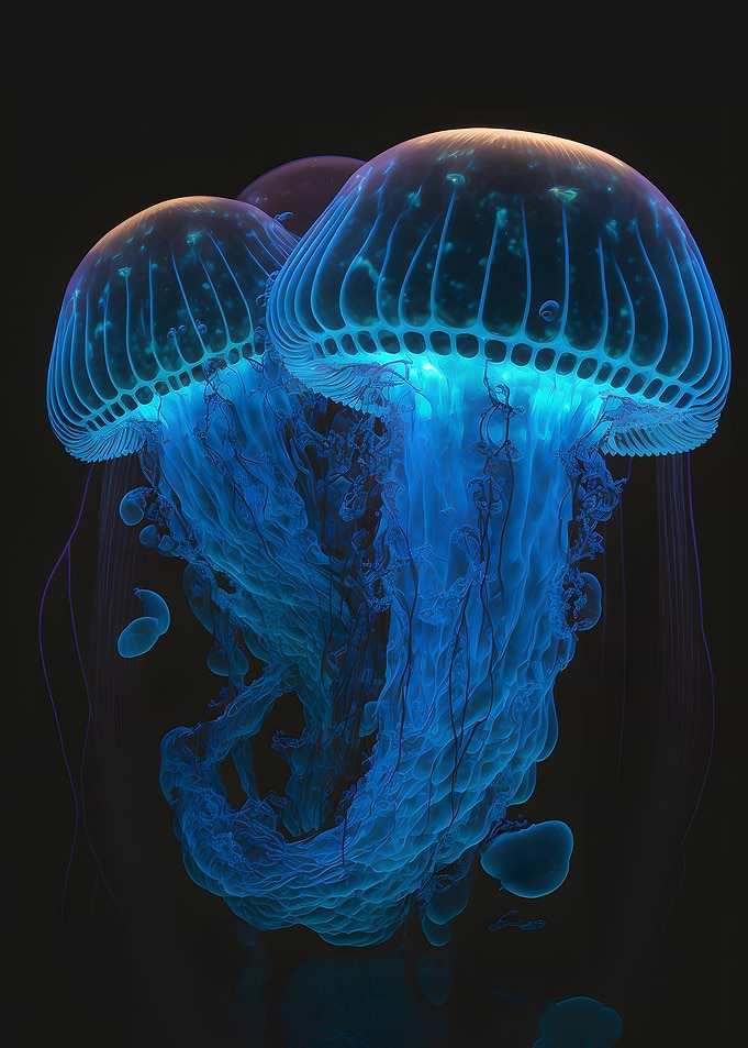 Glowing Jellyfish