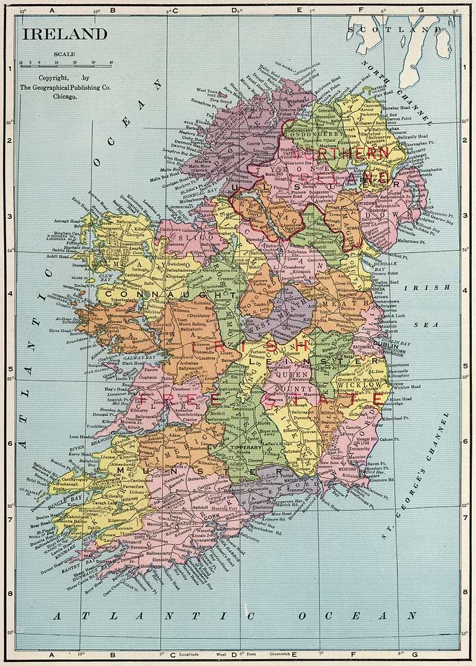 Ireland map