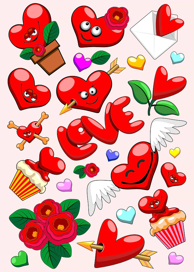 Valentines Day Love Doodle
