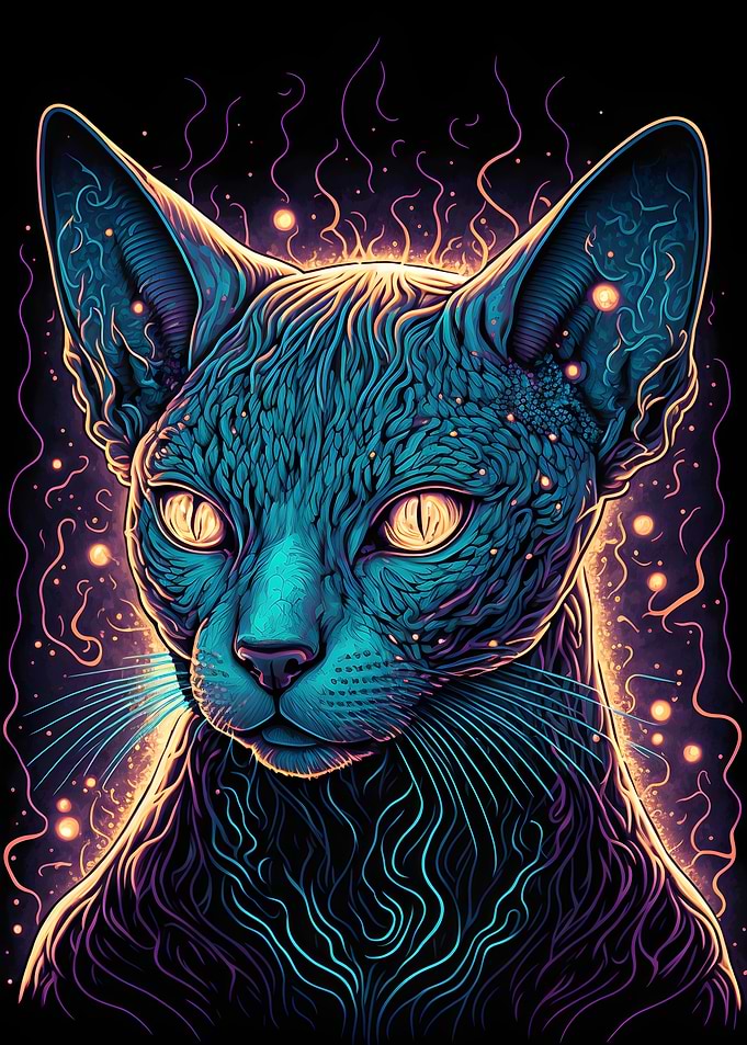 Black Light Cat 27