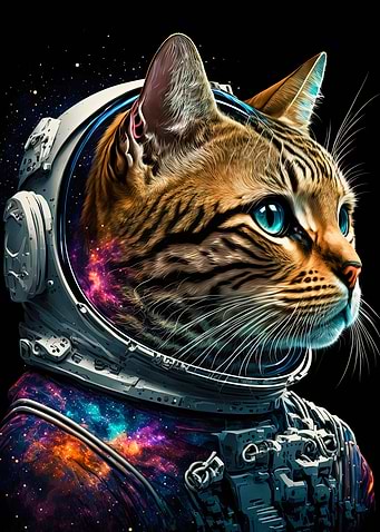 A Cat's journey in space
