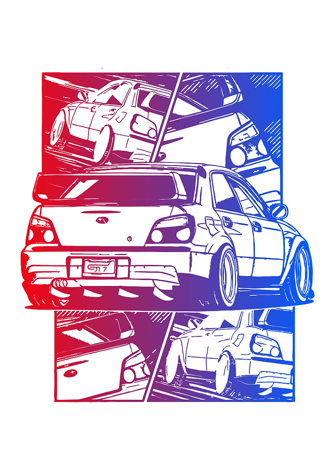Retro Racing Car