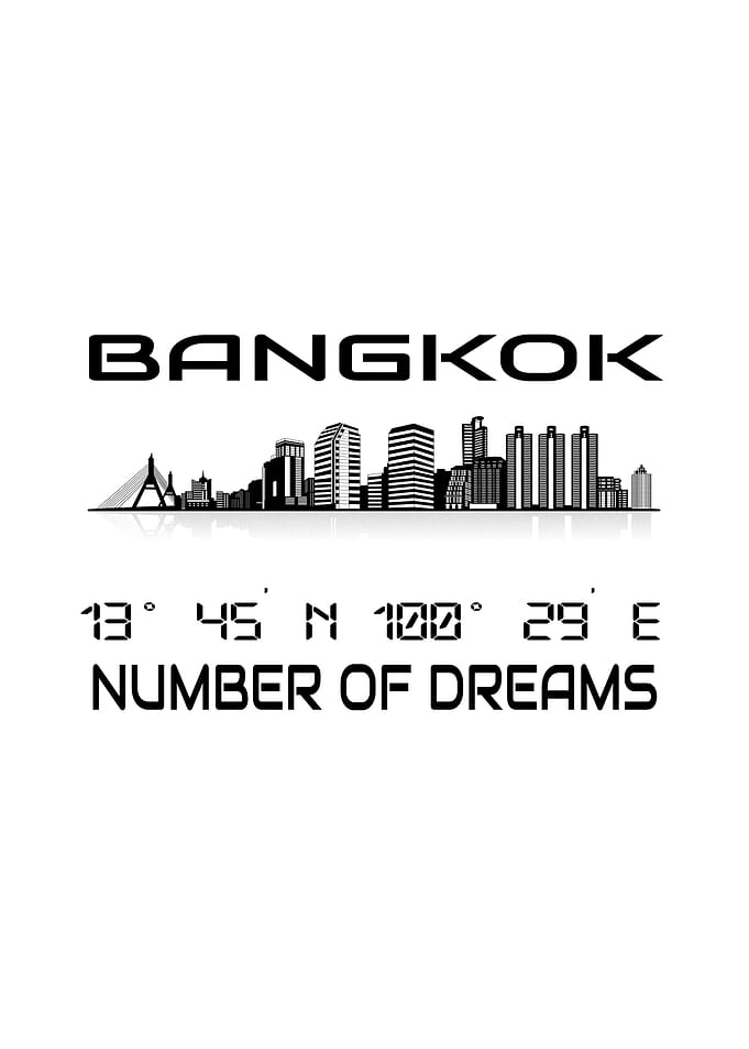 GPS Coordinates Bangkok