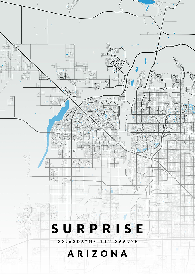 Surprise Cit Map