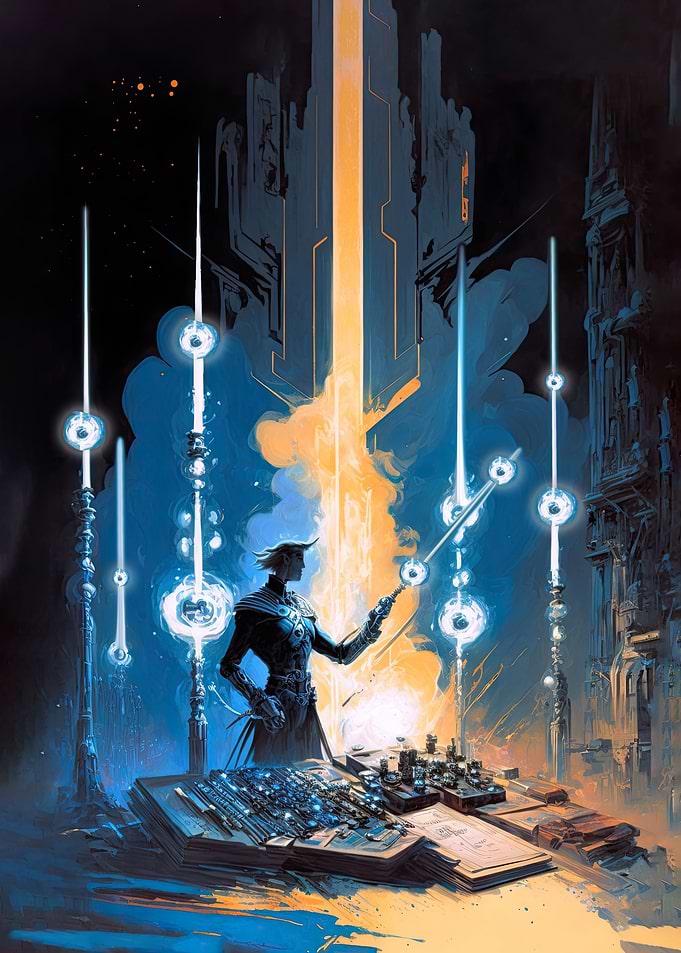 6 of Wands MystDeck