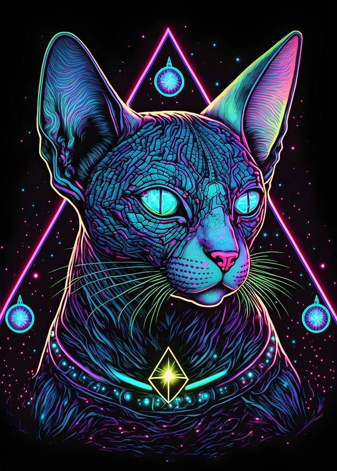 Black Light Cat 33
