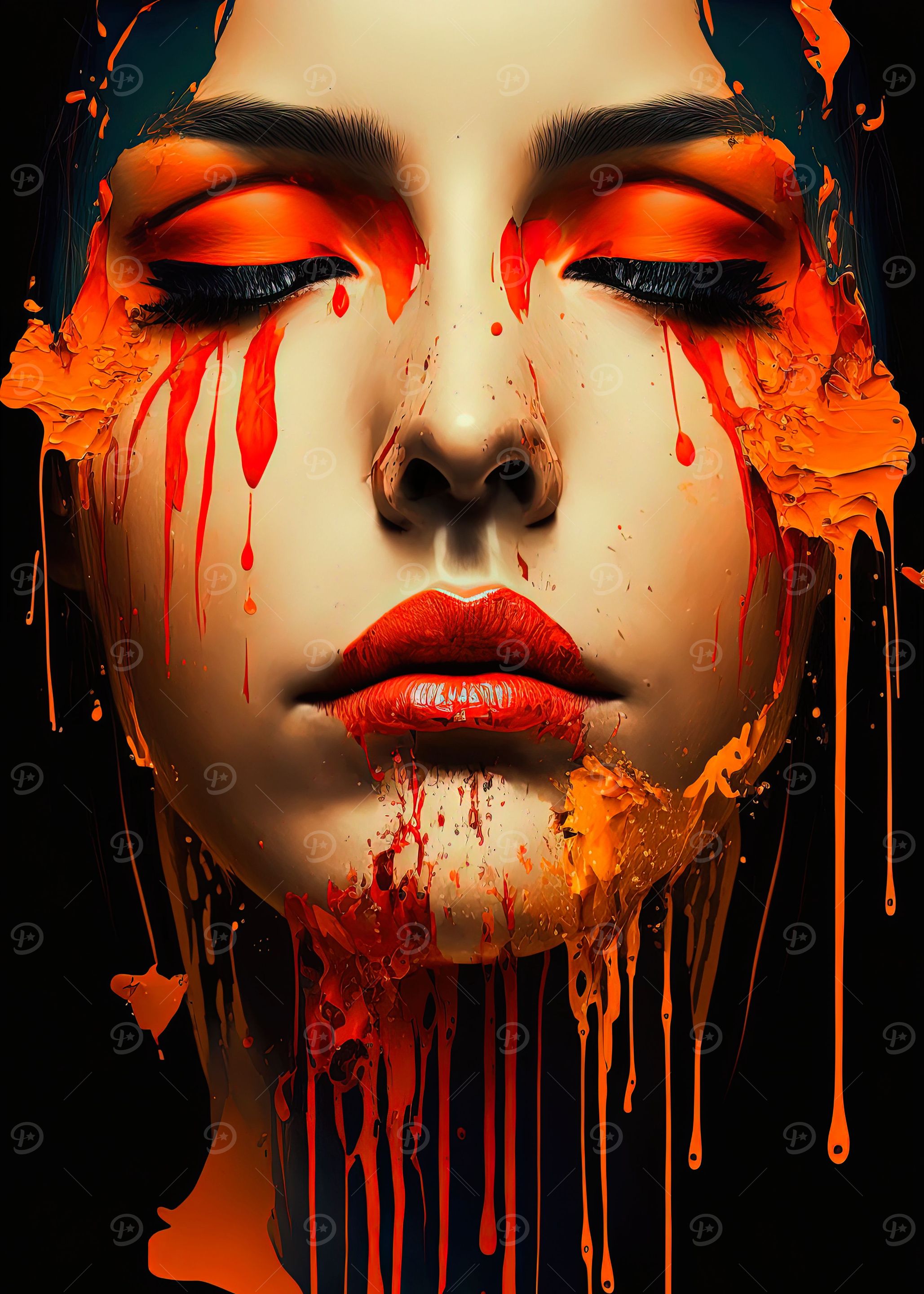 Woman Melting Beauty