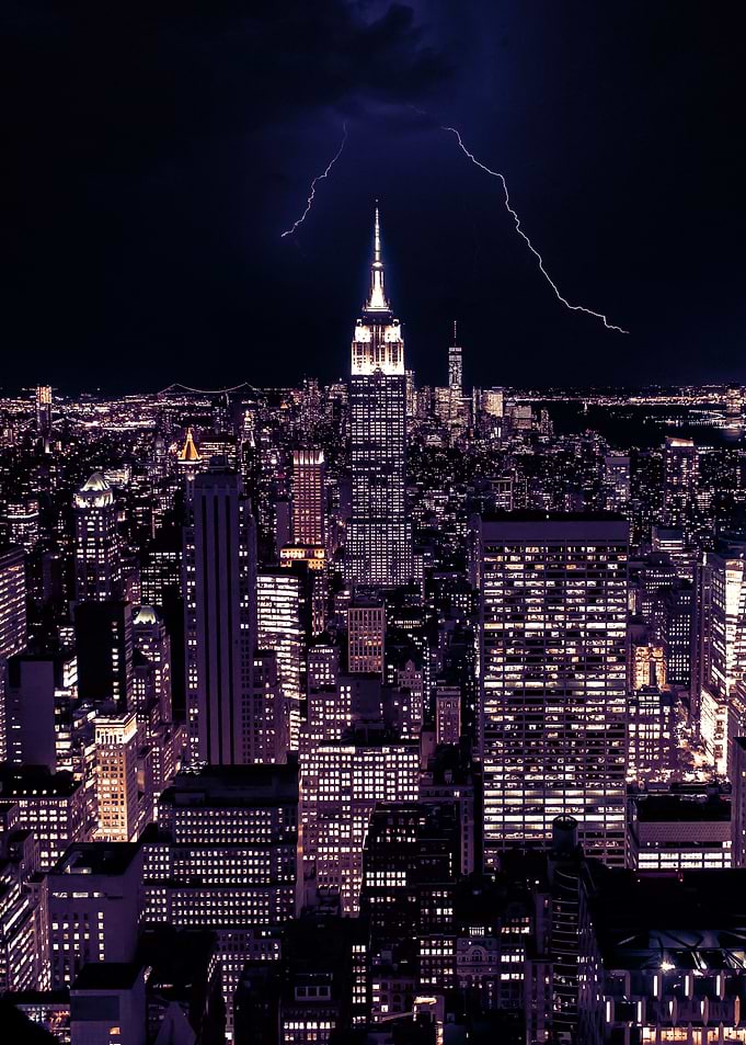 Purple Cityscape