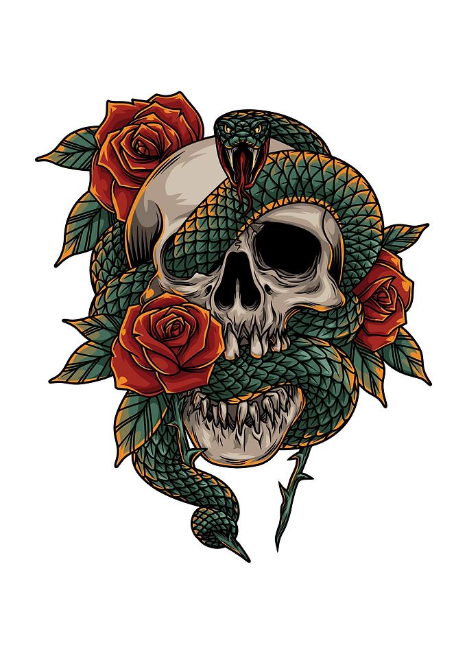Viper and Skull
