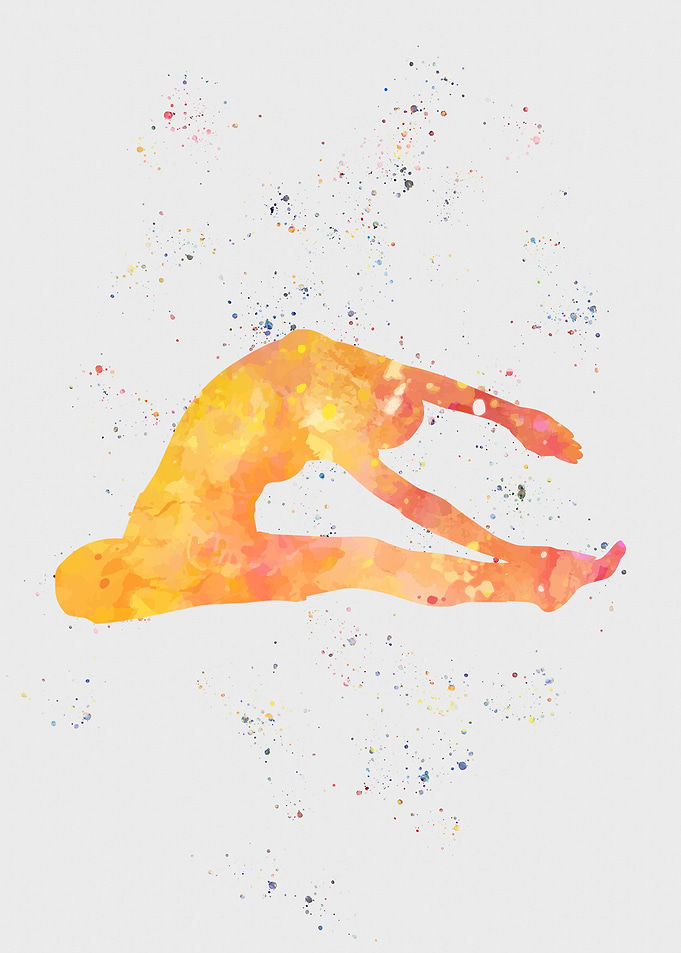 Women Yoga Painting