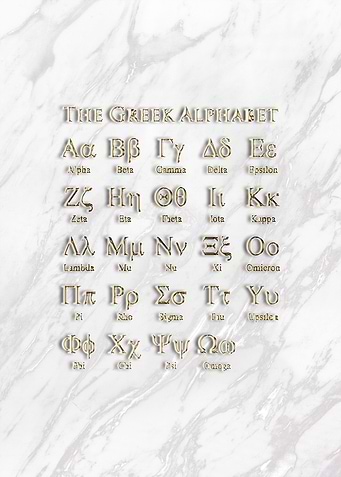 GREEK ALPHABET