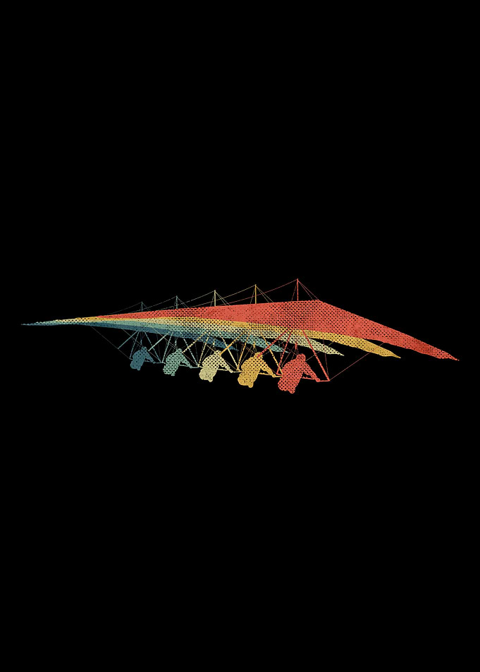 Hangglider Retro Vintage