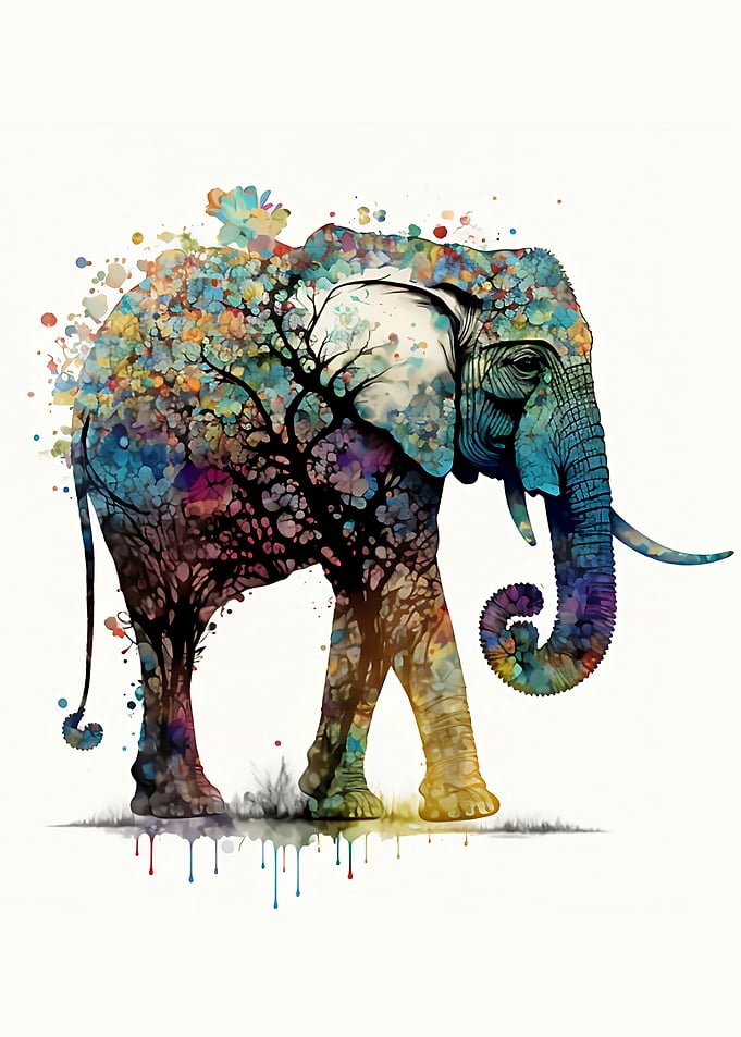 Colourful Elephant