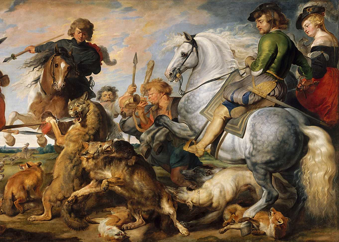 Wolf and Fox Hunt