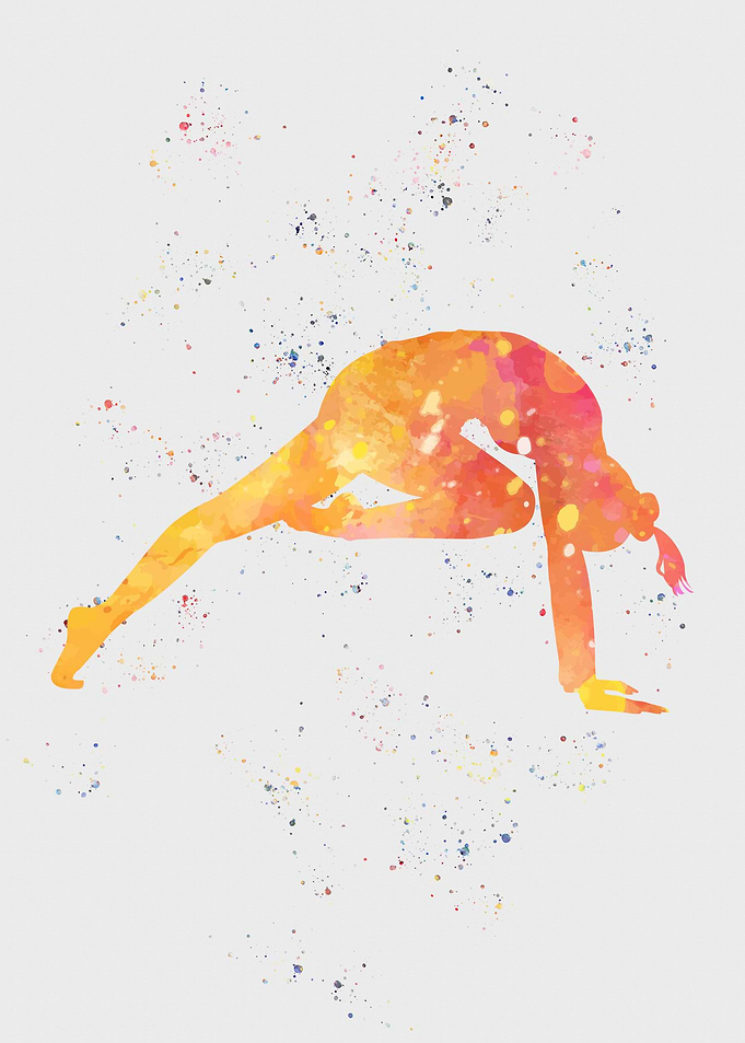 Women Yoga Painting