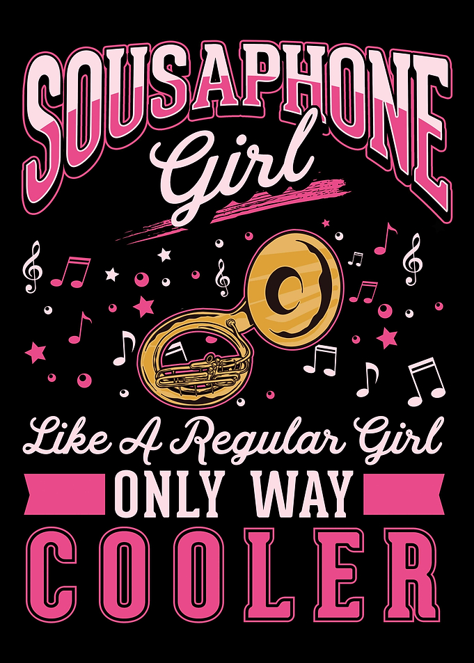 Sousaphone Girl Sousaphoni