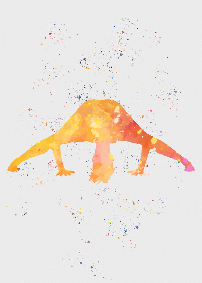 Women Yoga Painting