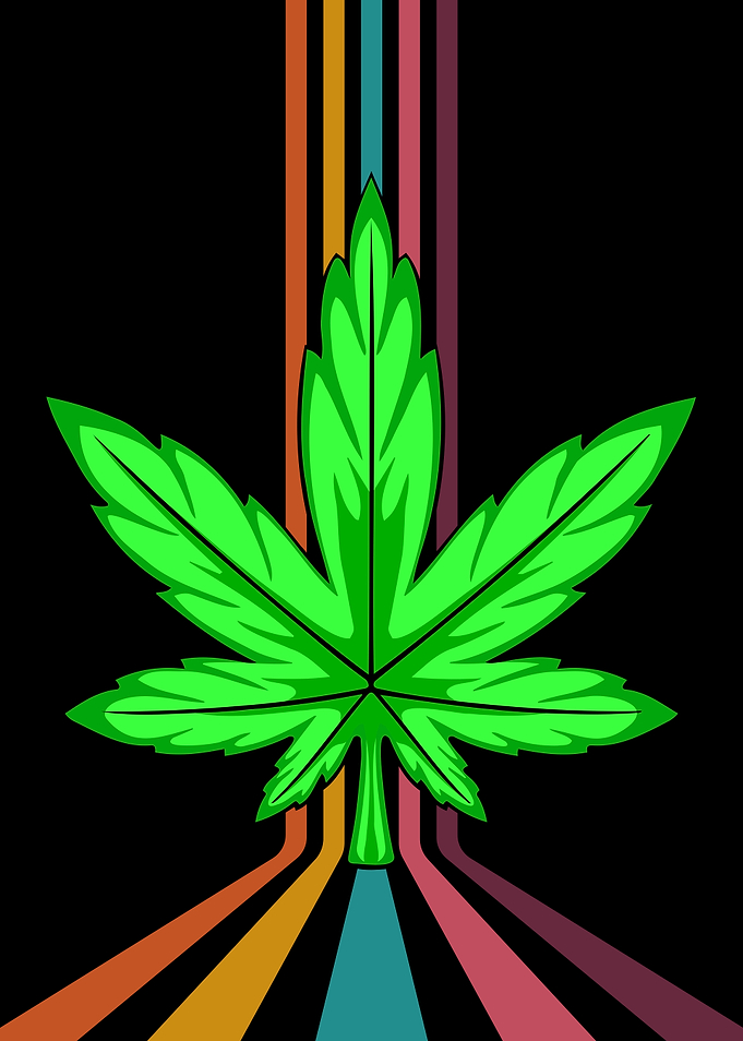 BLACK LIGHT RETRO WEED
