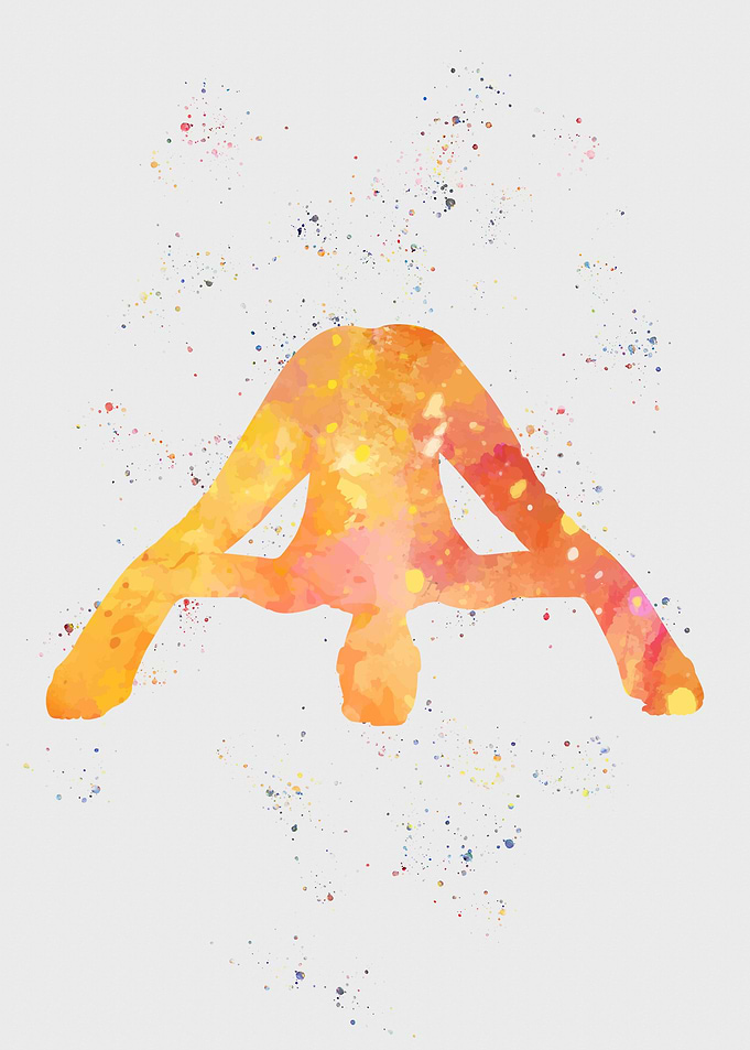 Women Yoga Painting