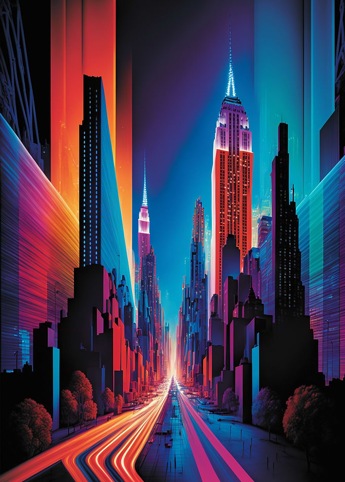 Futuristic Manhattan