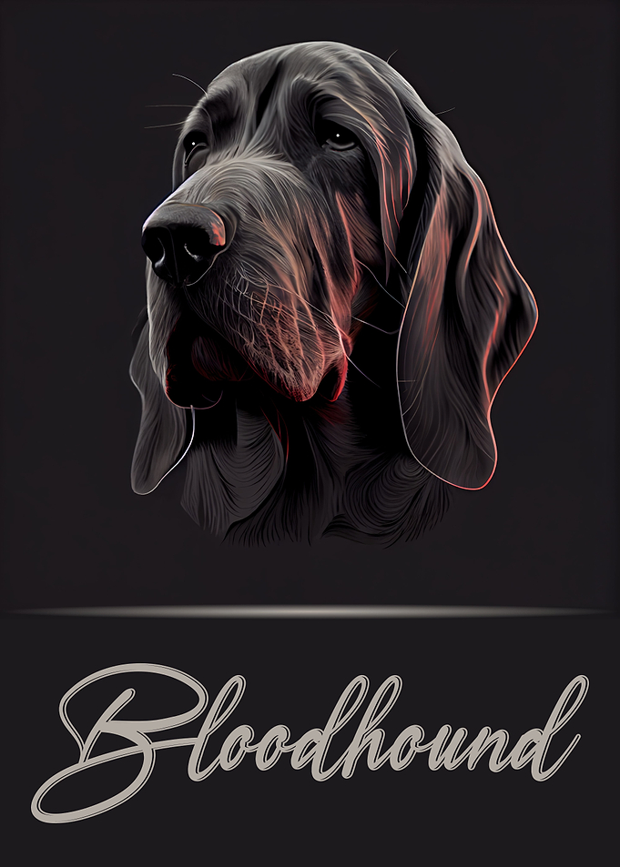 Bloodhound Portrait