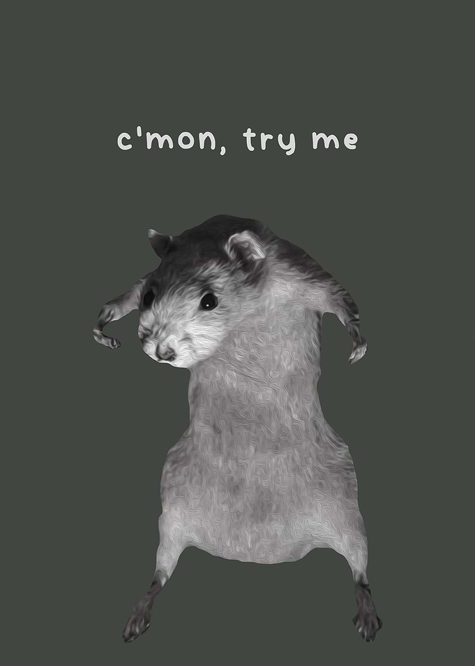 Funny meme rat