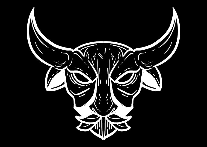 Bulls Head Steer Wrestler