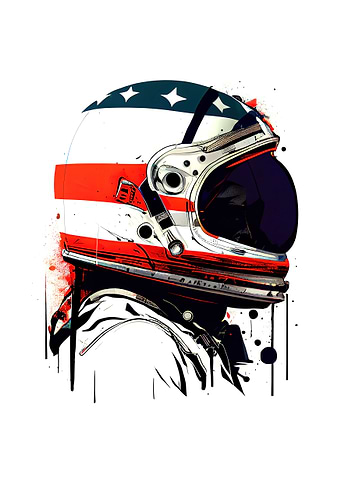 American Astronauts Helmet