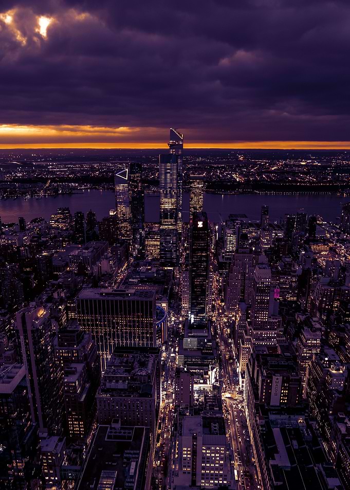 Purple Cityscape
