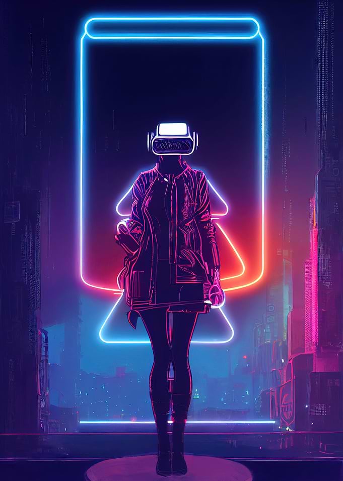 Neon catwalk