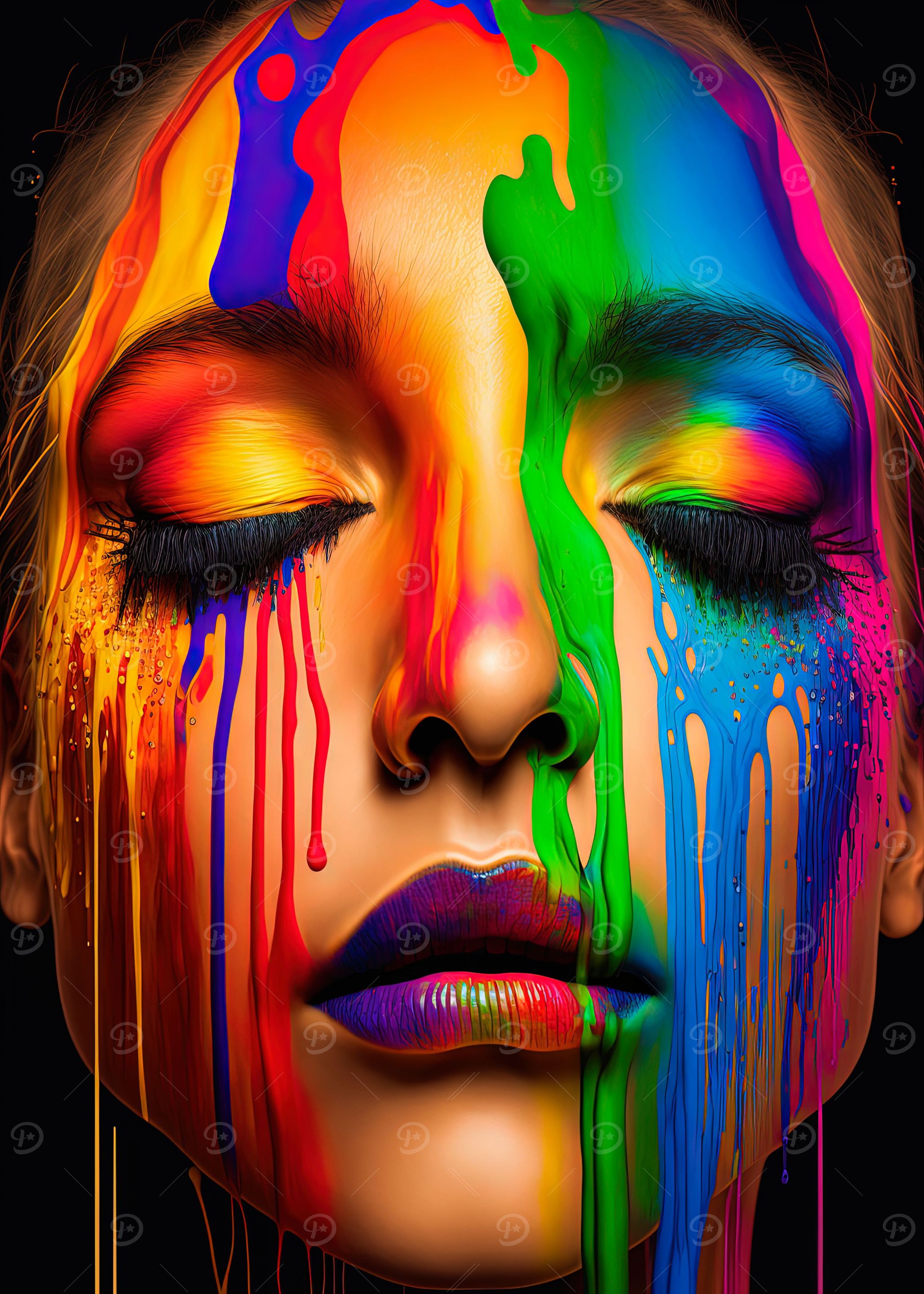 Rainbow Melting Beauty