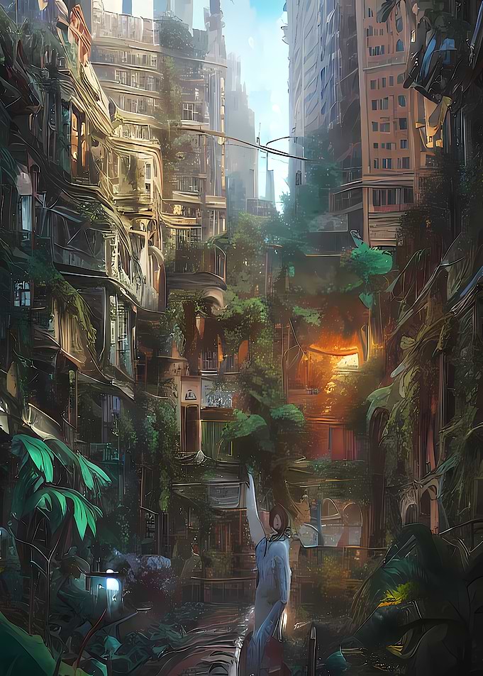 Overgrown Skyscraper