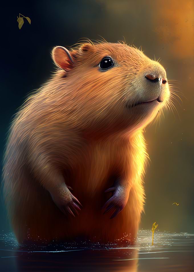 Capybara Illustration