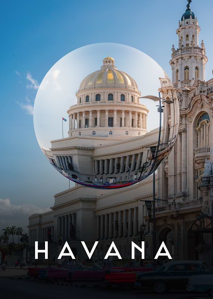 Havana Cuba Abstract
