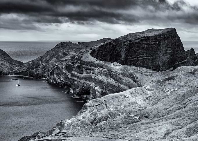 Landscapes of Madeira, B&W