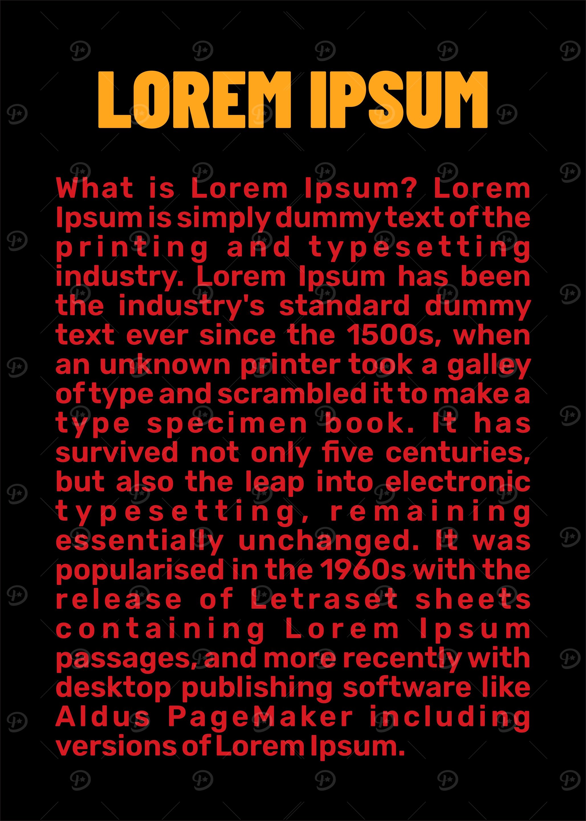 Lorem Ipsum Default