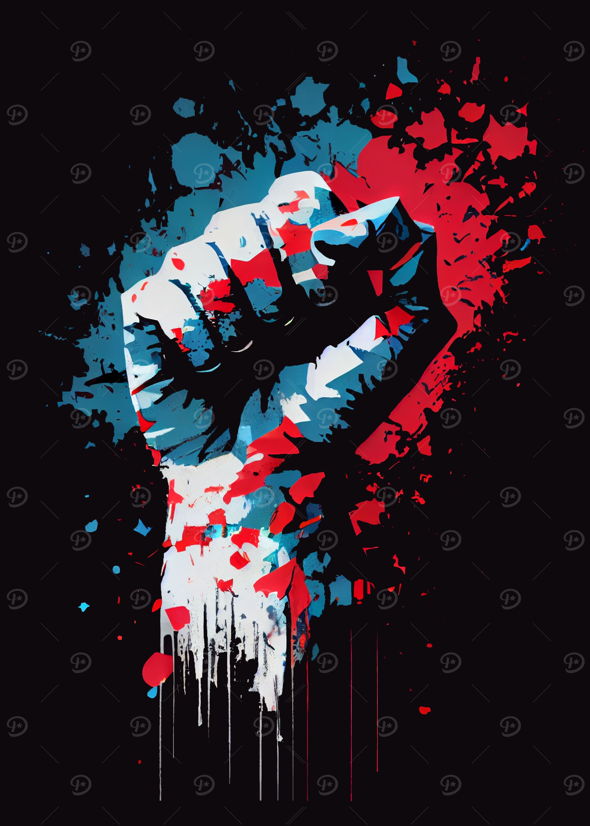 USA Clenched Fist