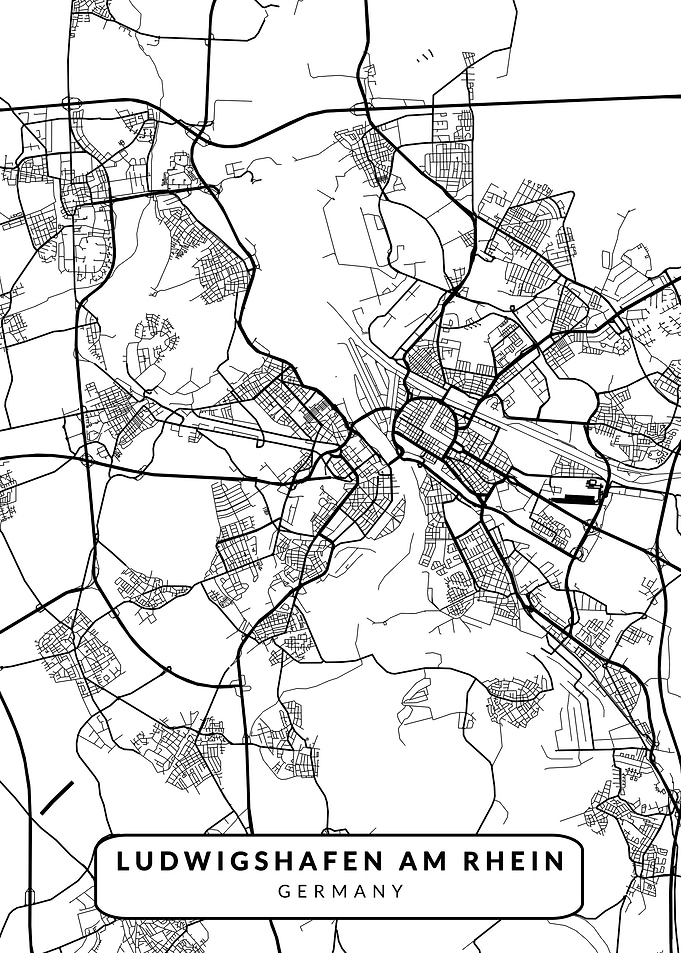 Ludwigshafen Am Rhein Map