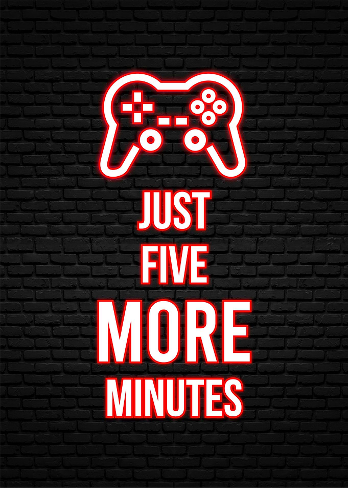 just fice more minute