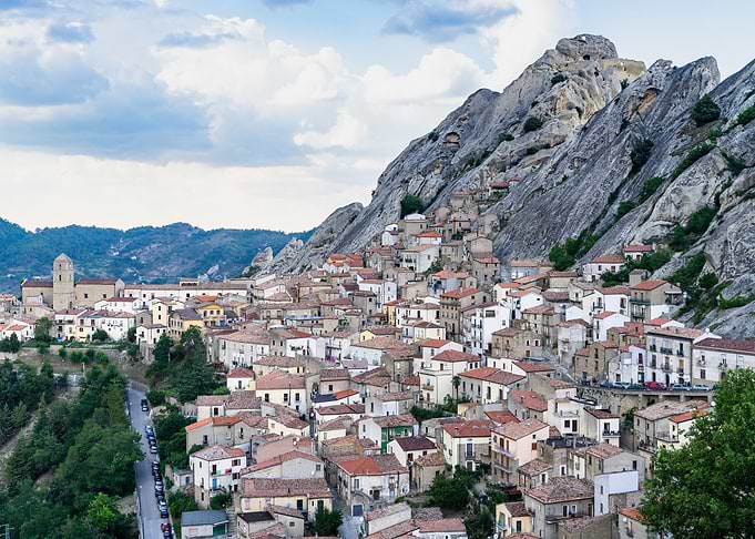 Pietrapertosa Town Italy
