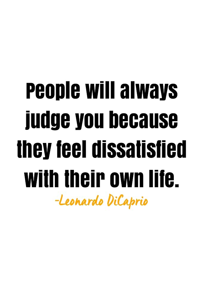 Leonardo DiCaprio quotes