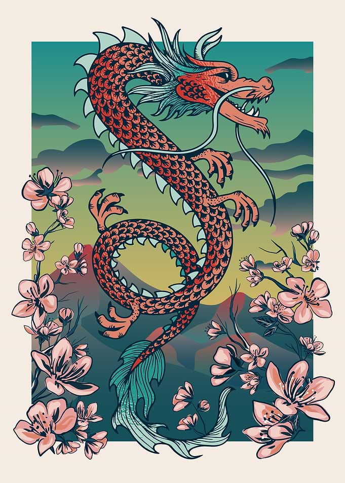 Traditional Asian Dragon