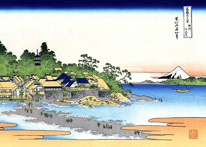 Enoshima in Sagami