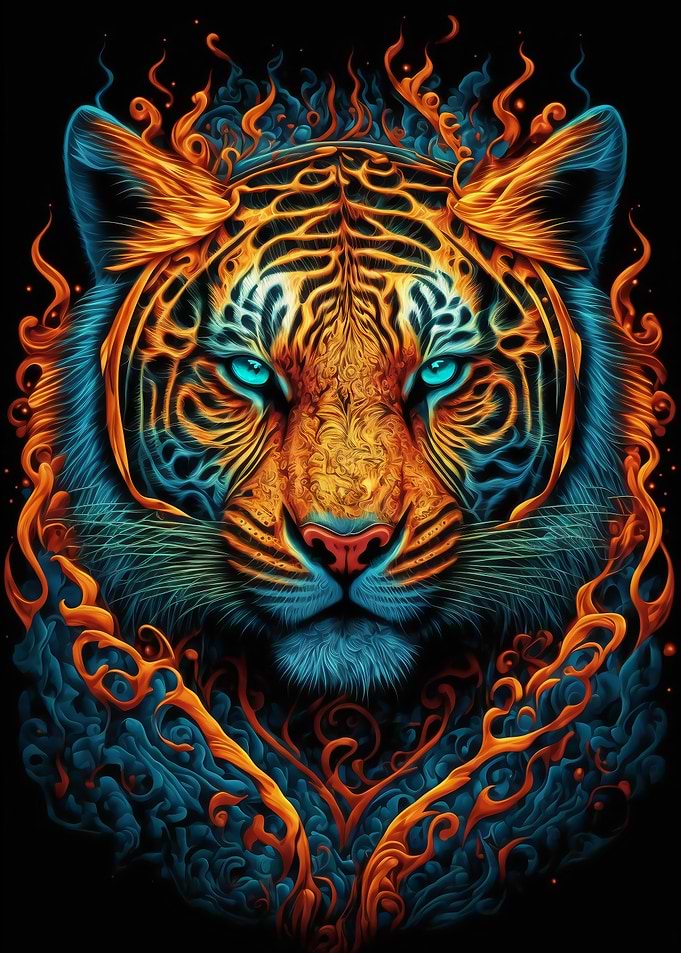 Tiger Fire Water