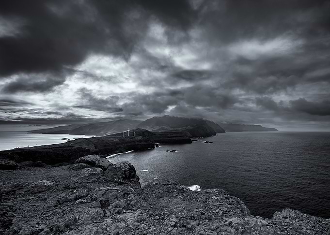 Landscapes of Madeira, B&W