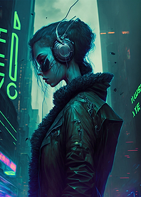 Cyber Girl in the City