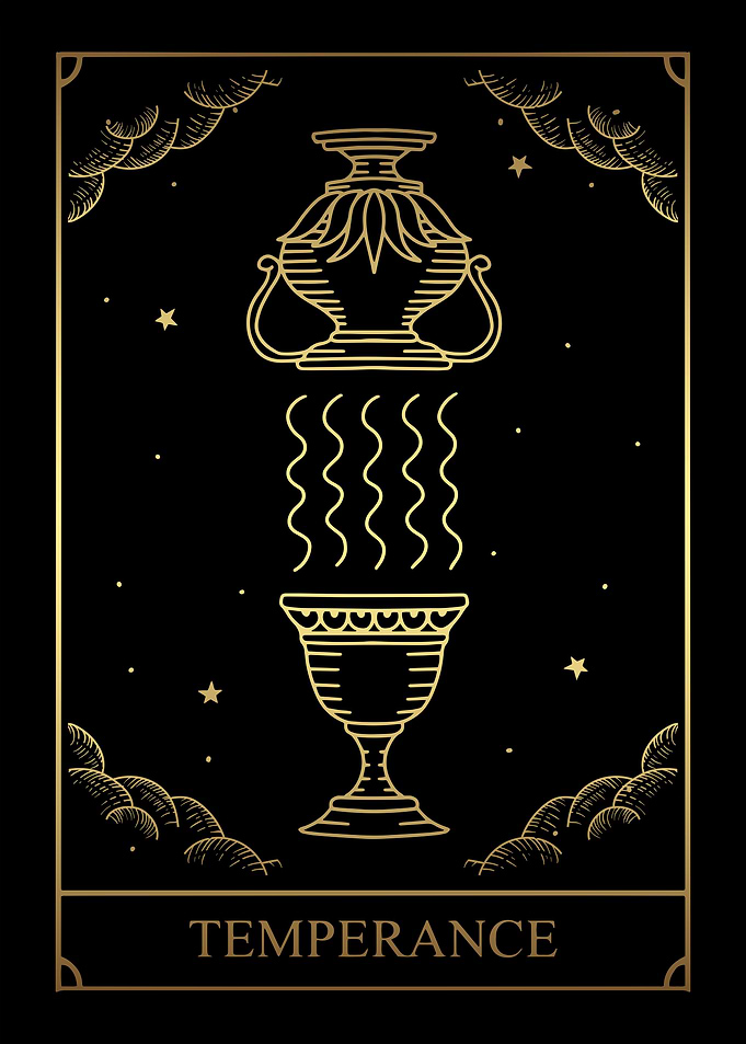 Tarot Temperance card