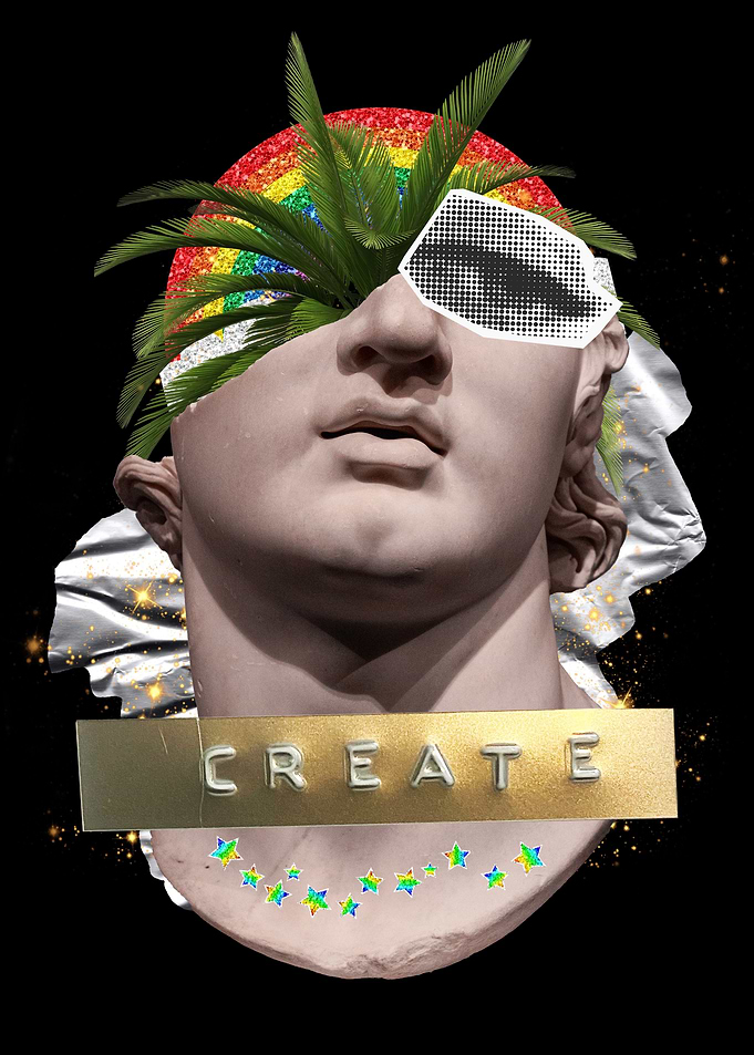 Collage Surrealism Pop Art