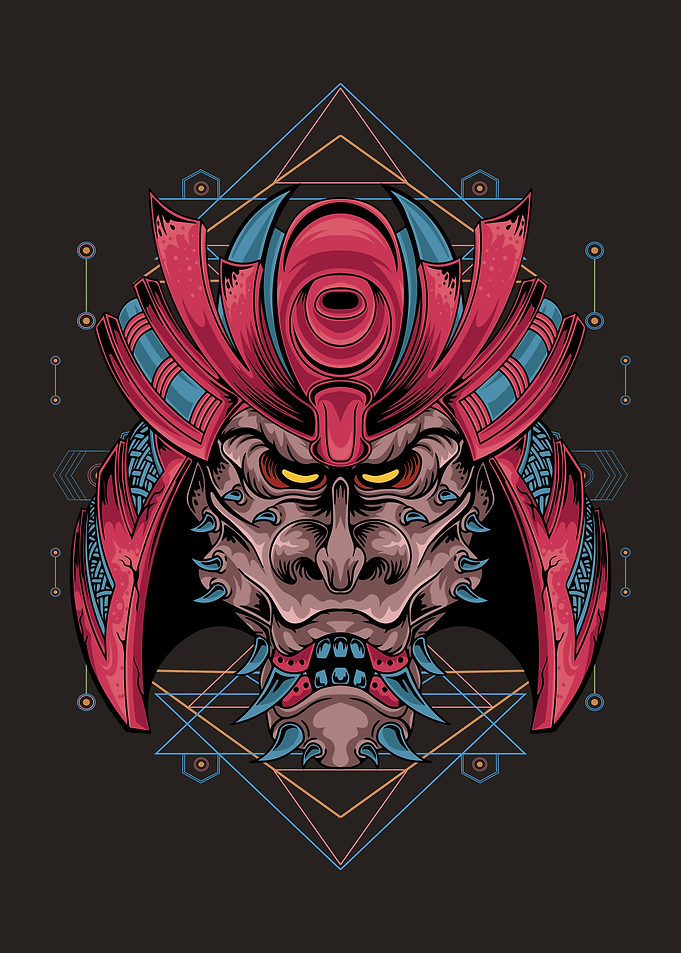 Samurai japanese character